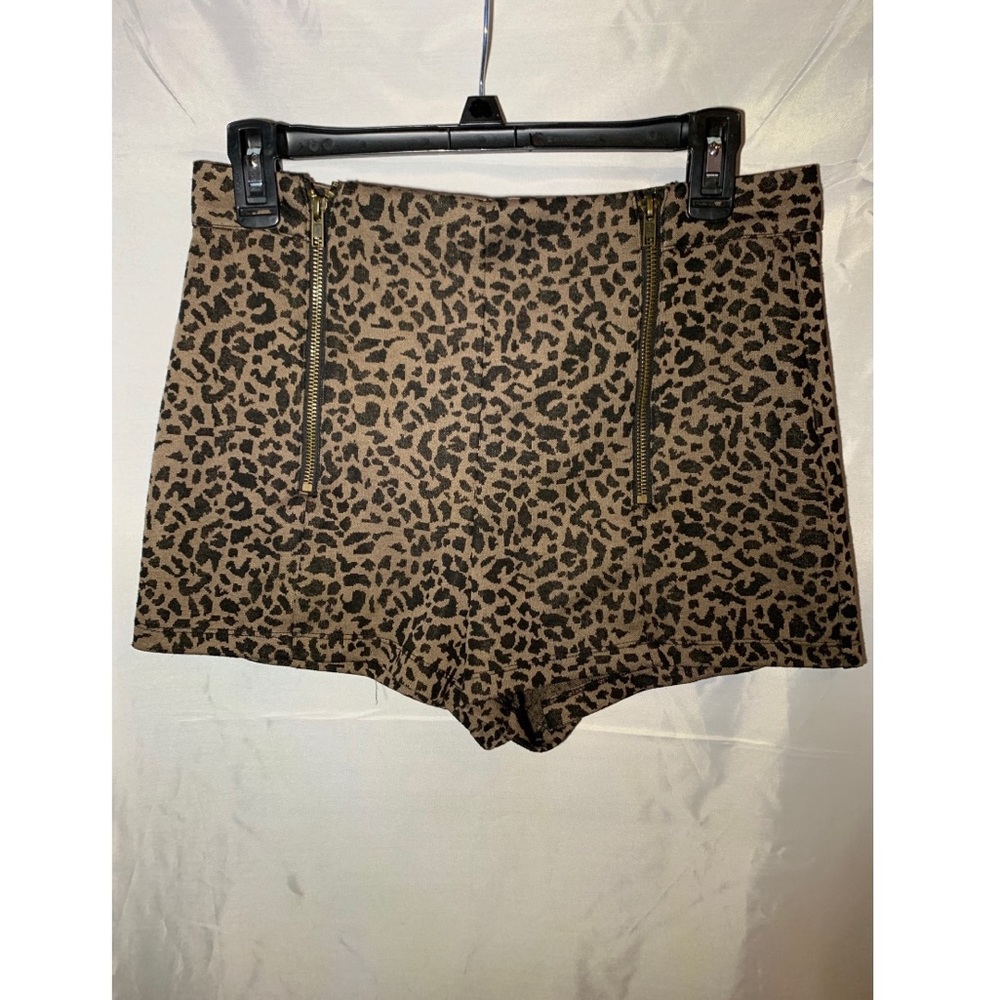 Lucca couture leopard print shorts